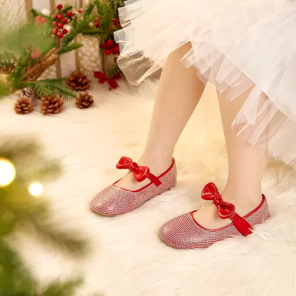 Felix &amp; Flora Toddler Little Girl Dress Shoes - Girl Mary Jane Flats Party School Wedding