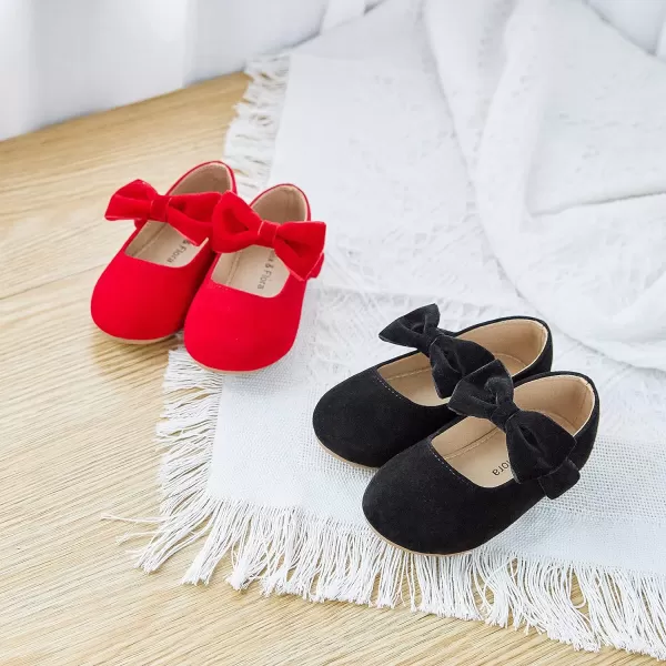 Felix &amp; Flora Toddler Little Girl Dress Shoes - Girl Mary Jane Flats Party School Wedding
