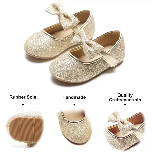 Felix &amp; Flora Toddler Little Girl Dress Shoes - Girl Mary Jane Flats Party School Wedding