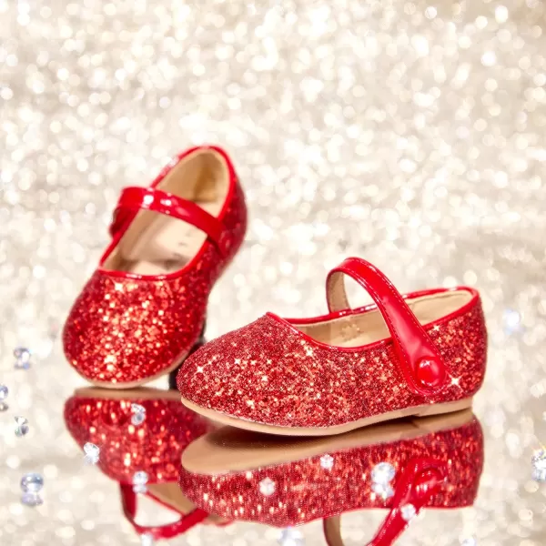 Felix &amp; Flora Toddler Little Girl Dress Shoes - Girl Mary Jane Flats Party School Wedding