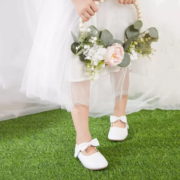 Felix &amp; Flora Toddler Little Girl Dress Shoes - Girl Mary Jane Flats Party School Wedding