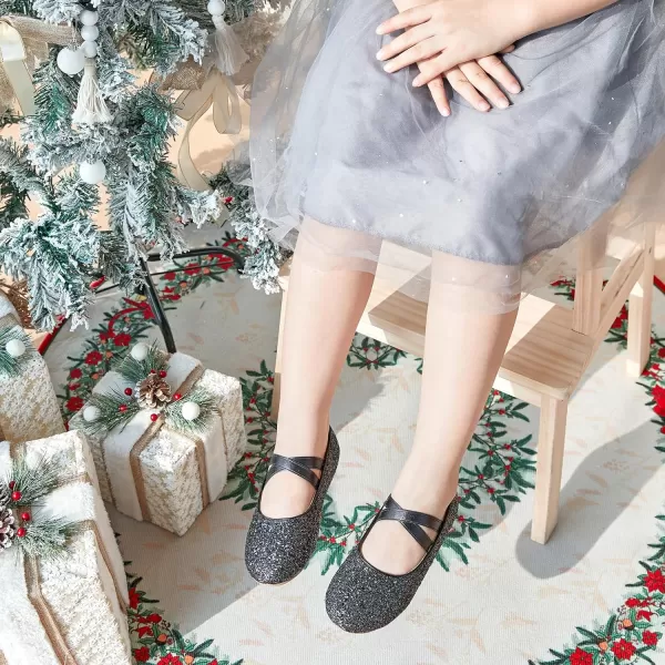 Felix &amp; Flora Toddler Little Girl Dress Shoes - Girl Mary Jane Flats Party School Wedding