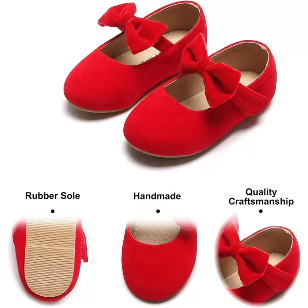 Felix &amp; Flora Toddler Little Girl Dress Shoes - Girl Mary Jane Flats Party School Wedding
