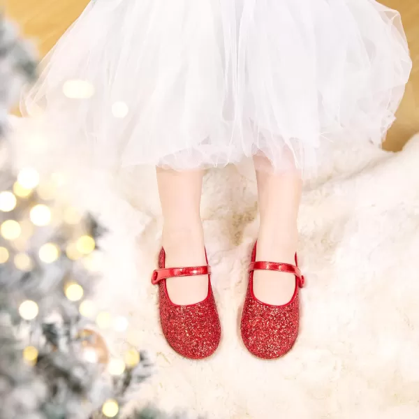 Felix &amp; Flora Toddler Little Girl Dress Shoes - Girl Mary Jane Flats Party School Wedding