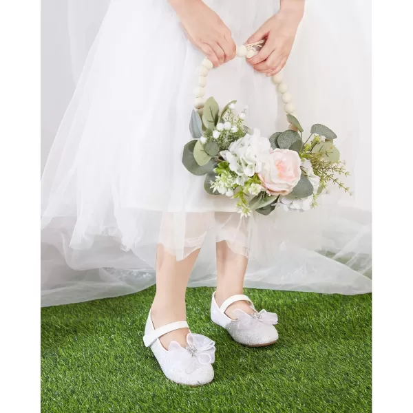 Felix &amp; Flora Toddler Little Girl Dress Shoes - Girl Mary Jane Flats Party School Wedding