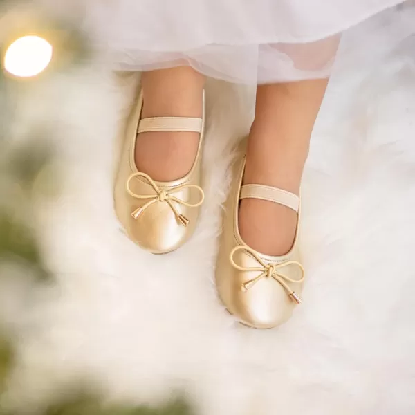 Felix &amp; Flora Toddler Little Girl Dress Shoes - Girl Mary Jane Flats Party School Wedding