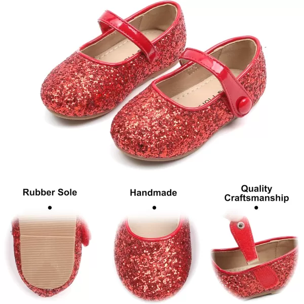 Felix &amp; Flora Toddler Little Girl Dress Shoes - Girl Mary Jane Flats Party School Wedding