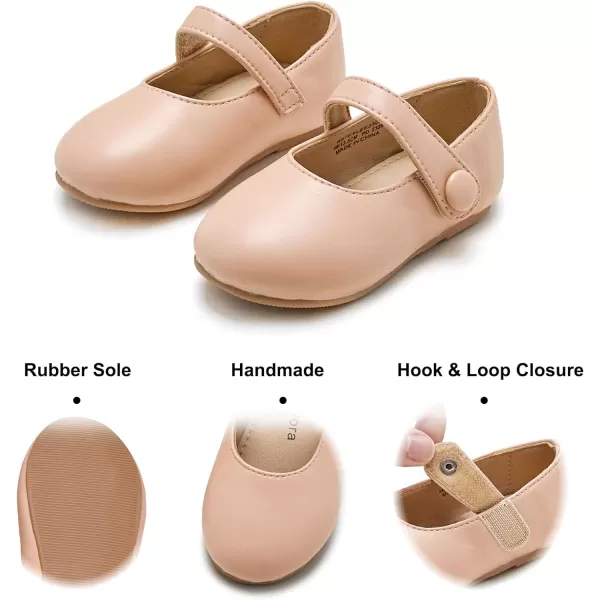 Felix &amp; Flora Toddler Little Girl Dress Shoes - Girl Mary Jane Flats Party School Wedding