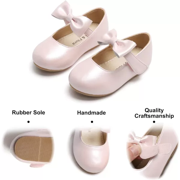 Felix &amp; Flora Toddler Little Girl Dress Shoes - Girl Mary Jane Flats Party School Wedding