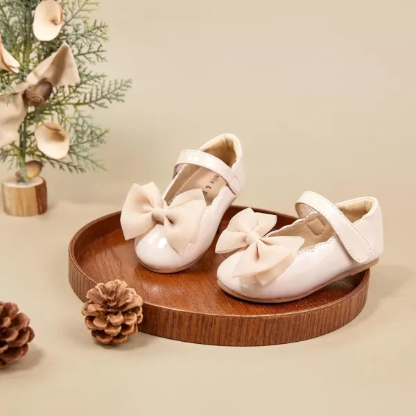 Felix &amp; Flora Toddler Little Girl Dress Shoes - Girl Mary Jane Flats Party School Wedding