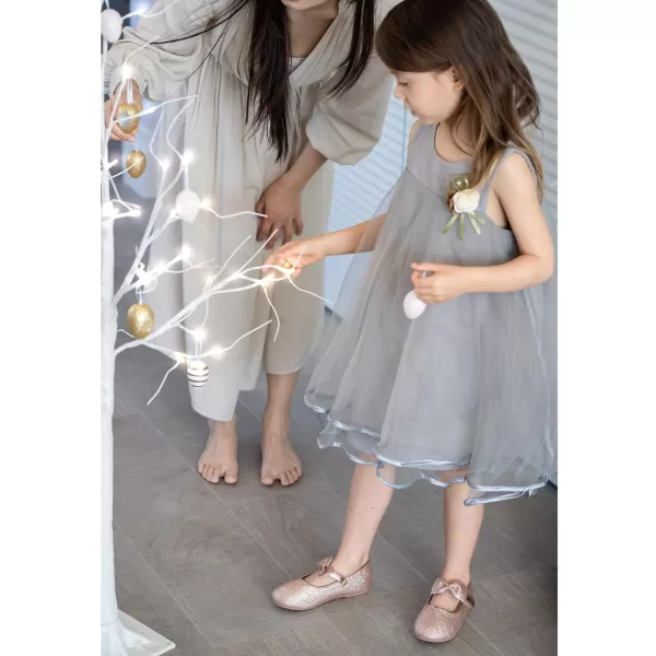 Felix &amp; Flora Toddler Little Girl Dress Shoes - Girl Mary Jane Flats Party School Wedding