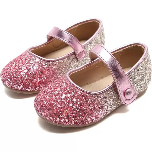 Felix &amp; Flora Toddler Little Girl Dress Shoes - Girl Mary Jane Flats Party School Wedding