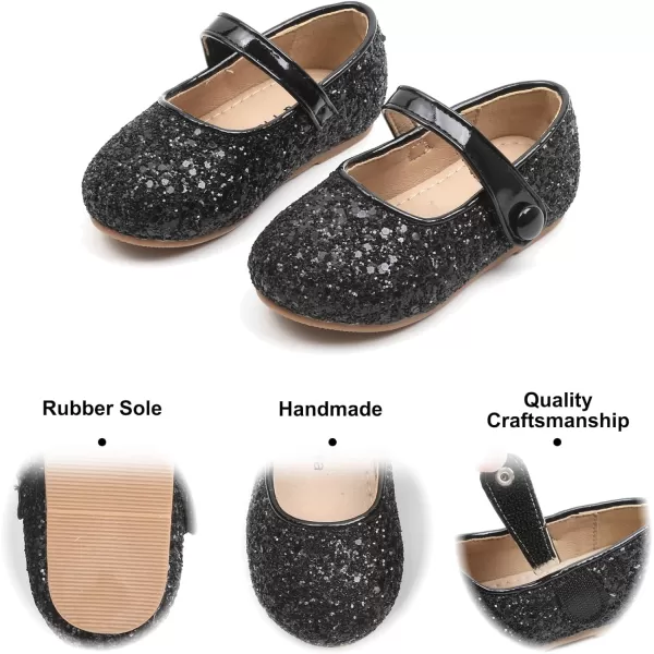 Felix &amp; Flora Toddler Little Girl Dress Shoes - Girl Mary Jane Flats Party School Wedding