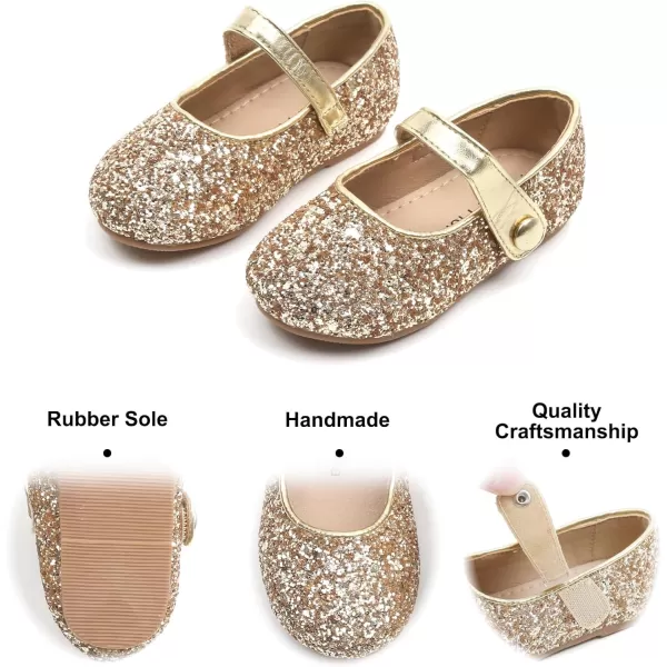 Felix &amp; Flora Toddler Little Girl Dress Shoes - Girl Mary Jane Flats Party School Wedding