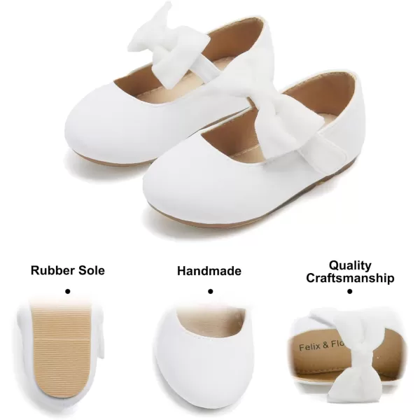 Felix &amp; Flora Toddler Little Girl Dress Shoes - Girl Mary Jane Flats Party School Wedding