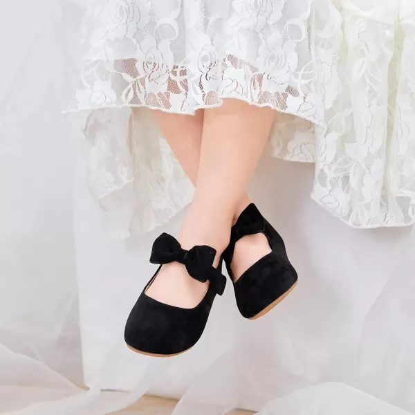 Felix &amp; Flora Toddler Little Girl Dress Shoes - Girl Mary Jane Flats Party School Wedding