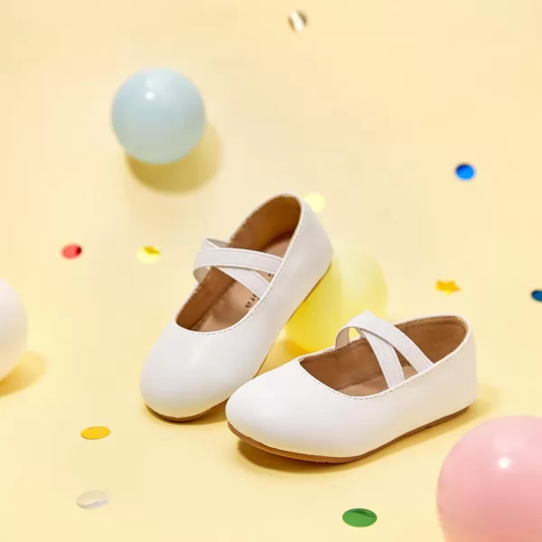 Felix &amp; Flora Toddler Little Girl Dress Shoes - Girl Mary Jane Flats Party School Wedding