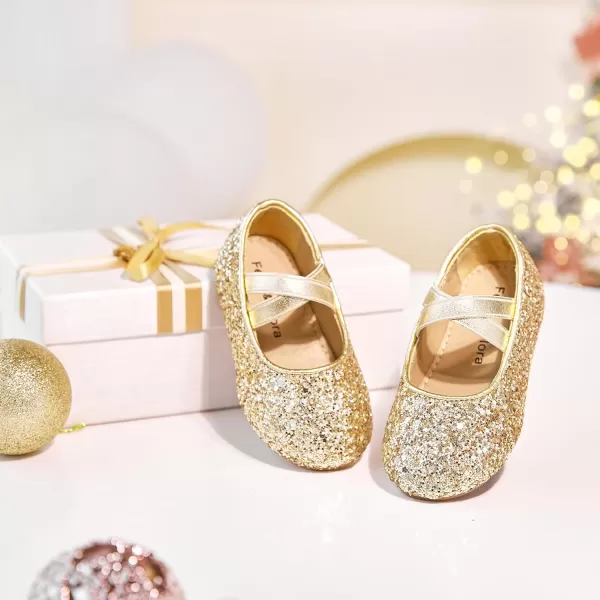 Felix &amp; Flora Toddler Little Girl Dress Shoes - Girl Mary Jane Flats Party School Wedding