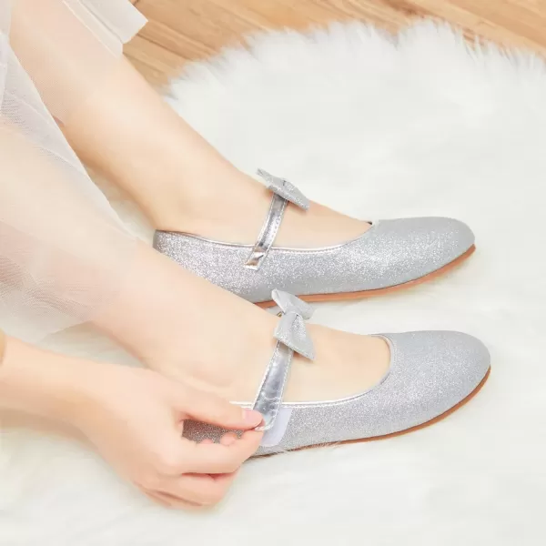 Felix &amp; Flora Toddler Little Girl Dress Shoes - Girl Mary Jane Flats Party School Wedding