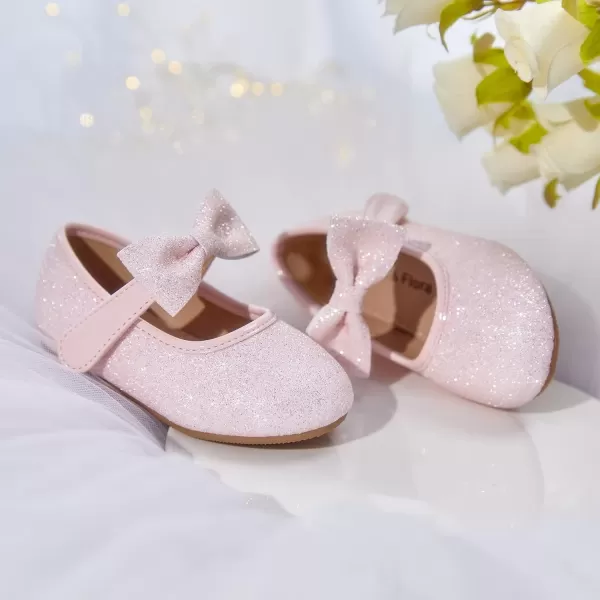 Felix &amp; Flora Toddler Little Girl Dress Shoes - Girl Mary Jane Flats Party School Wedding