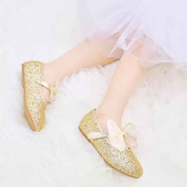 Felix &amp; Flora Toddler Little Girl Dress Shoes - Girl Mary Jane Flats Party School Wedding