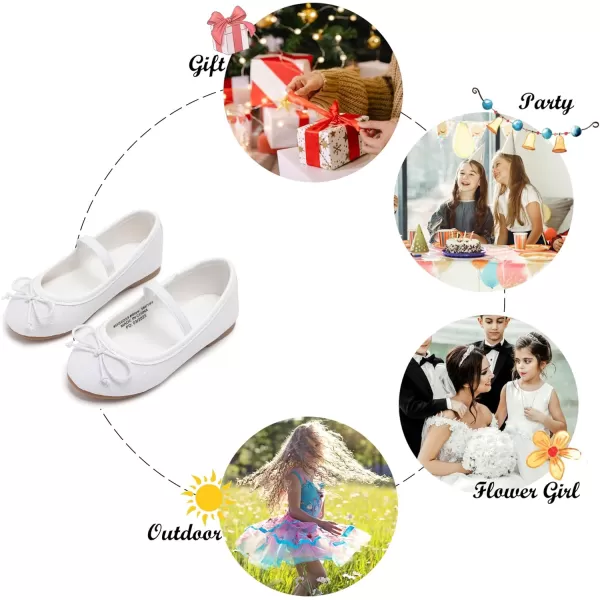 Felix &amp; Flora Toddler Little Girl Dress Shoes - Girl Mary Jane Flats Party School Wedding