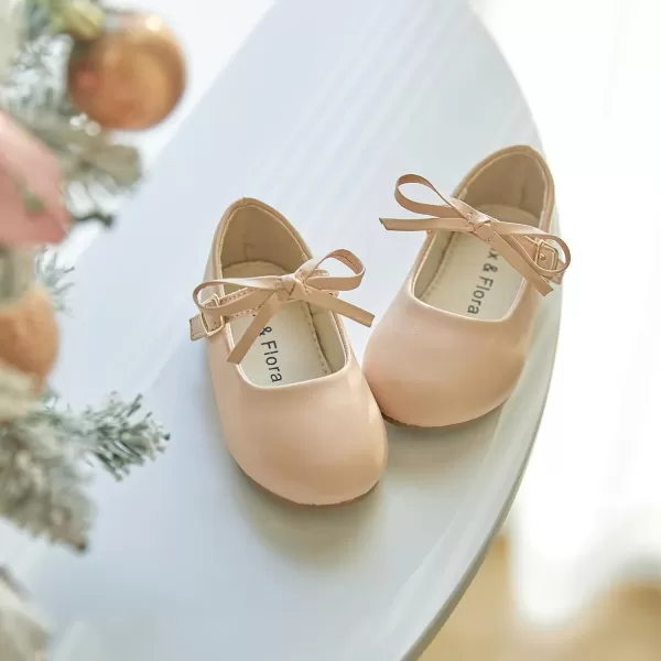 Felix &amp; Flora Toddler Little Girl Dress Shoes - Girl Mary Jane Flats Party School Wedding