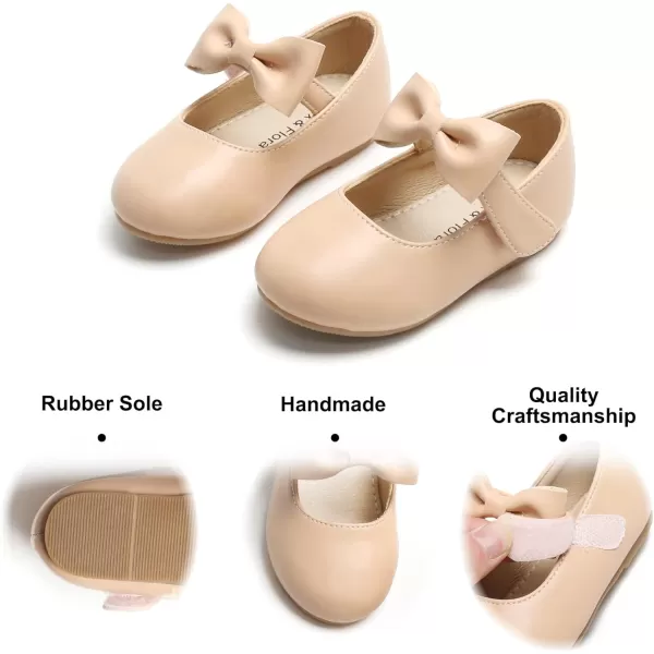 Felix &amp; Flora Toddler Little Girl Dress Shoes - Girl Mary Jane Flats Party School Wedding