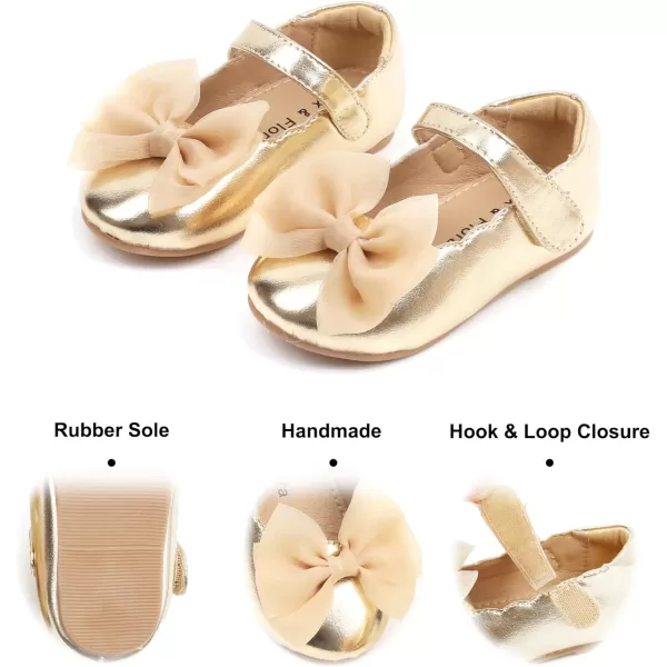 Felix &amp; Flora Toddler Little Girl Dress Shoes - Girl Mary Jane Flats Party School Wedding
