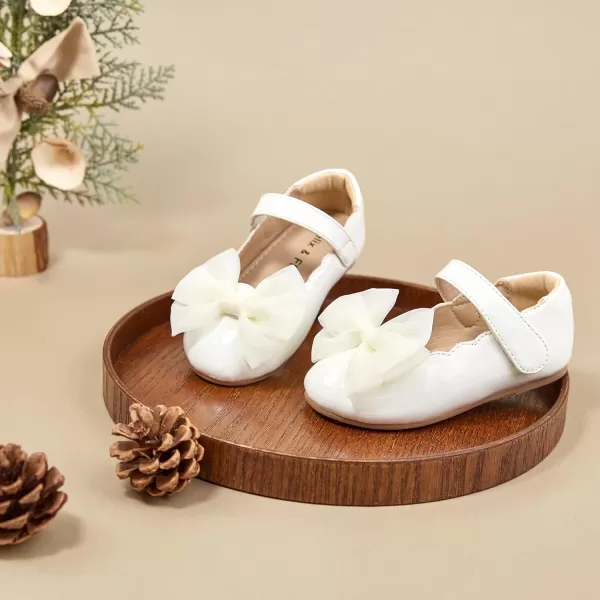 Felix &amp; Flora Toddler Little Girl Dress Shoes - Girl Mary Jane Flats Party School Wedding