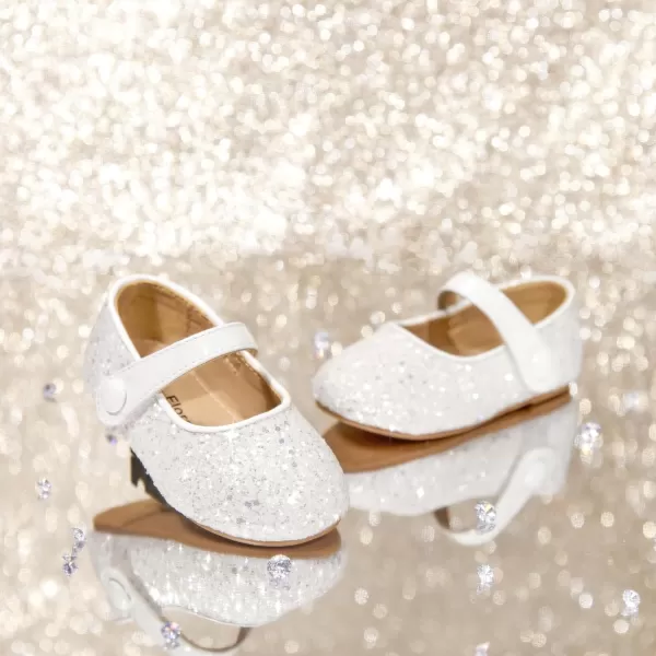 Felix &amp; Flora Toddler Little Girl Dress Shoes - Girl Mary Jane Flats Party School Wedding
