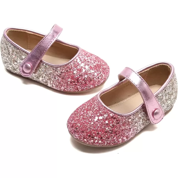 Felix &amp; Flora Toddler Little Girl Dress Shoes - Girl Mary Jane Flats Party School Wedding