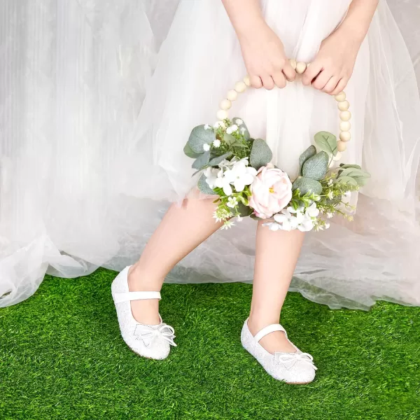 Felix &amp; Flora Toddler Little Girl Dress Shoes - Girl Mary Jane Flats Party School Wedding