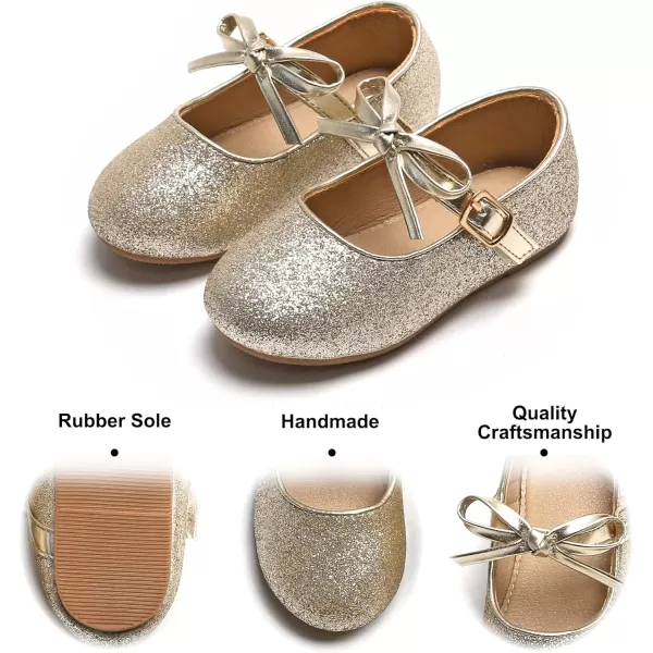 Felix &amp; Flora Toddler Little Girl Dress Shoes - Girl Mary Jane Flats Party School Wedding