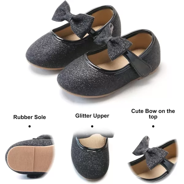 Felix &amp; Flora Toddler Little Girl Dress Shoes - Girl Mary Jane Flats Party School Wedding