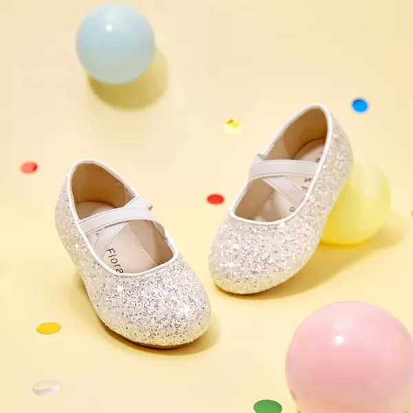 Felix &amp; Flora Toddler Little Girl Dress Shoes - Girl Mary Jane Flats Party School Wedding