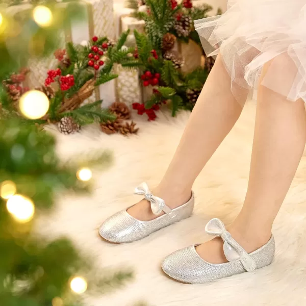 Felix &amp; Flora Toddler Little Girl Dress Shoes - Girl Mary Jane Flats Party School Wedding