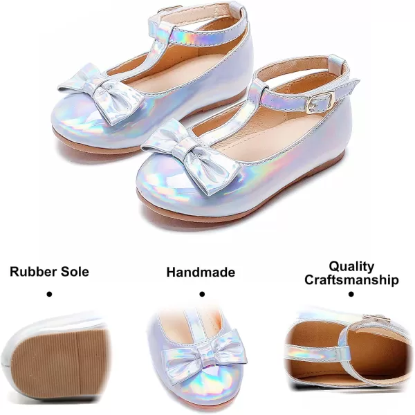 Felix &amp; Flora Toddler Little Girl Dress Shoes - Girl Mary Jane Flats Party School Wedding