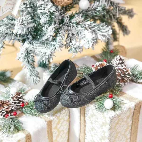 Felix &amp; Flora Toddler Little Girl Dress Shoes - Girl Mary Jane Flats Party School Wedding