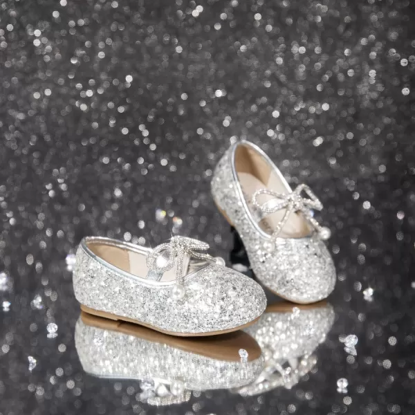Felix &amp; Flora Toddler Little Girl Dress Shoes - Girl Mary Jane Flats Party School Wedding