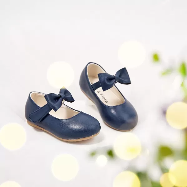 Felix &amp; Flora Toddler Little Girl Dress Shoes - Girl Mary Jane Flats Party School Wedding