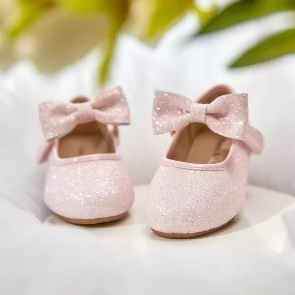 Felix &amp; Flora Toddler Little Girl Dress Shoes - Girl Mary Jane Flats Party School Wedding