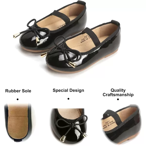 Felix &amp; Flora Toddler Little Girl Dress Shoes - Girl Mary Jane Flats Party School Wedding
