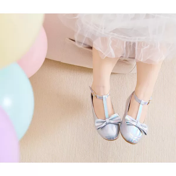 Felix &amp; Flora Toddler Little Girl Dress Shoes - Girl Mary Jane Flats Party School Wedding