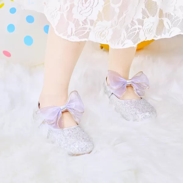 Felix &amp; Flora Toddler Little Girl Dress Shoes - Girl Mary Jane Flats Party School Wedding