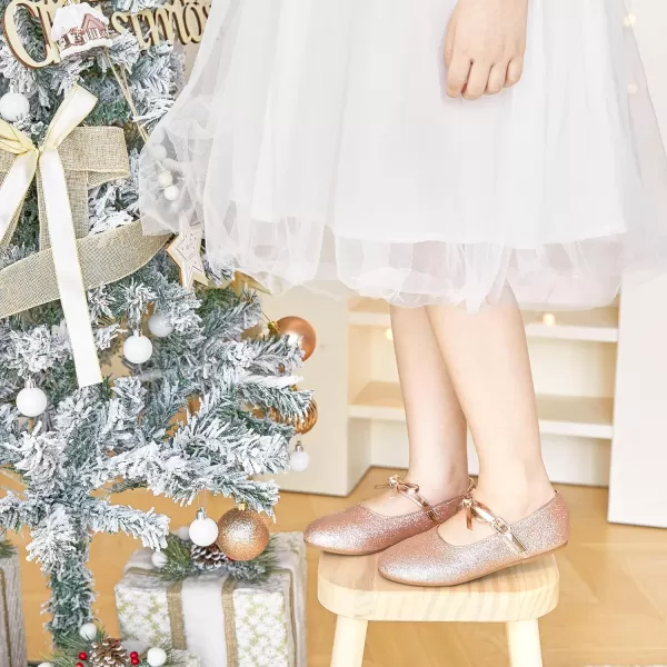 Felix &amp; Flora Toddler Little Girl Dress Shoes - Girl Mary Jane Flats Party School Wedding