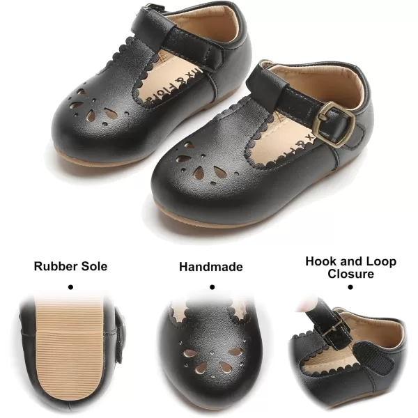Felix &amp; Flora Toddler Little Girl Flat Oxfords Dress Shoes - Mary Jane Princess for Girl Party School Shoes.