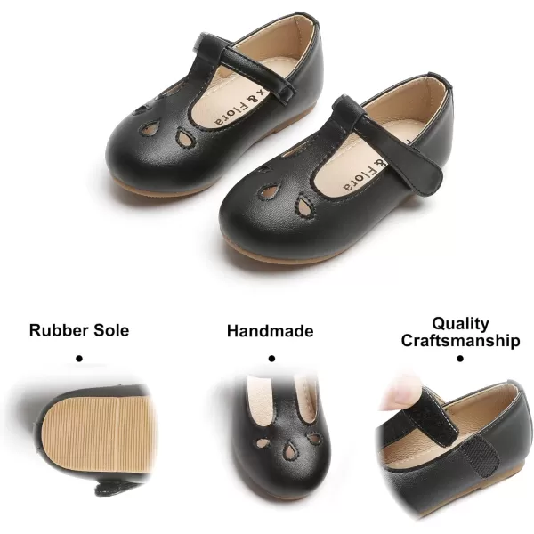 Felix &amp; Flora Toddler Little Girl Flat Oxfords Dress Shoes - Mary Jane Princess for Girl Party School Shoes.