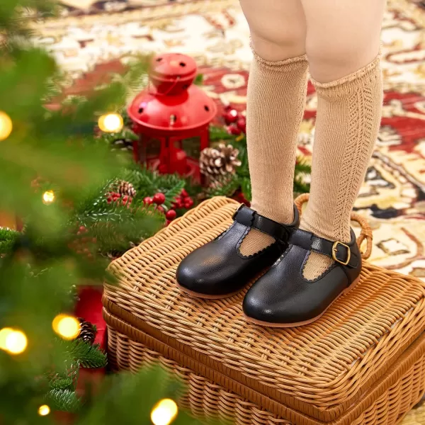 Felix &amp; Flora Toddler Little Girl Flat Oxfords Dress Shoes - Mary Jane Princess for Girl Party School Shoes.