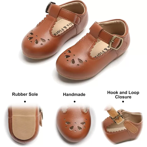 Felix &amp; Flora Toddler Little Girl Flat Oxfords Dress Shoes - Mary Jane Princess for Girl Party School Shoes.